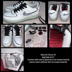 Girls Nike Air Force 1/1 Big Kids 4.5 Y